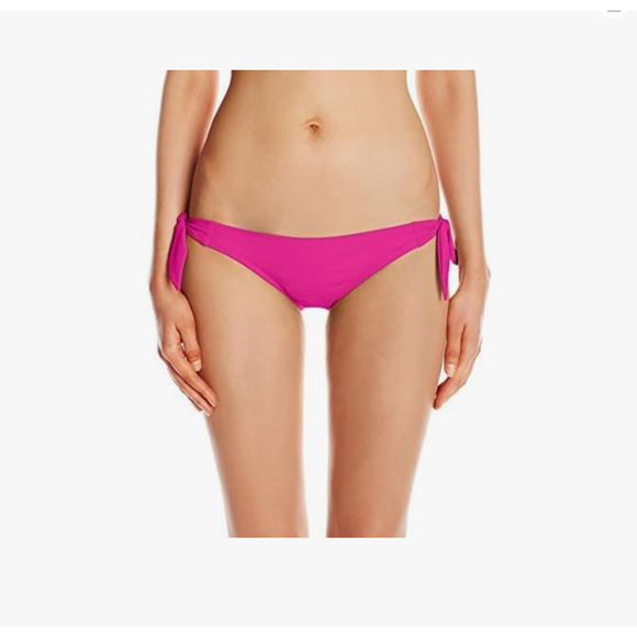 Skye Women Sash Tie Side Med Bikini Bottom Swimwear Magenta Size XL - Picture 1 of 1